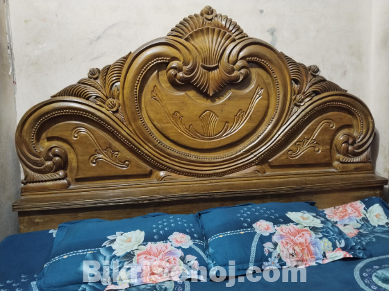 সেগুন কাঠ এর খাট